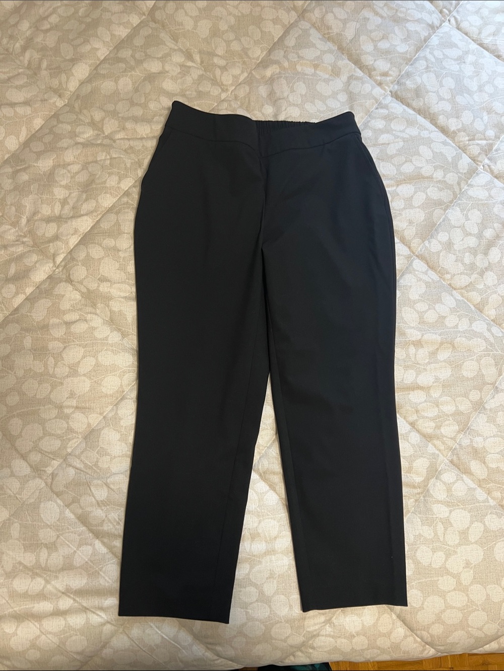 Lary Radley Black Straight Leg Pants Size 10 Like New